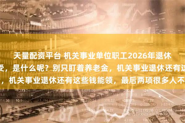 天量配资平台 机关事业单位职工2026年退休，有十大类待遇可以享受，是什么呢？别只盯着养老金，机关事业退休还有这些钱能领，最后两项很多人不知道